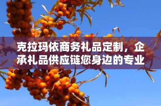 克拉玛依商务礼品定制，企承礼品供应链您身边的专业礼品定制公司
